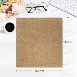 potricher Photo Album for 4x6 600 Photos Linen Cover Extra Large Capacity Picture Book for Family Wedding Anniversary and Baby (Khaki)
