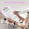 Macroclo Legal Size Clipboard, Pink Plastic 8.5 x 14 Clip