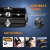 Nilight 6.5Inch 2PCS 120W Spot & Flood Combo Bar Driving