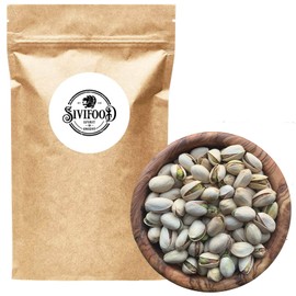 SIVIFOOD Pistazien mit Schale naturbelassen 250g - rohe Pistazienkerne ungeröstet ungesalzen unbehandelt natürliche Nüsse in Premium Qualität