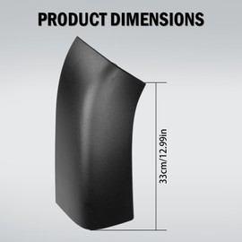 Rear Exterior Left Driver Side Roof Molding Corner Trim Applique Panel Fits for 15215525 2003-2023 Express Savana 1500 2500 3500