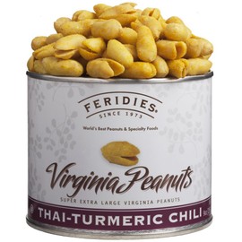 FERIDIES Thai Turmeric Chili Virginia Peanuts, 9 OZ