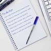 Pensan 2021 Ballpoint Pens, 1.0mm Medium Point, Ergonomic Triangular Grip,