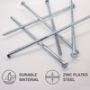 SKIR'CO 6 x M10 x 300mm Zinc Plated Hexagon Wood