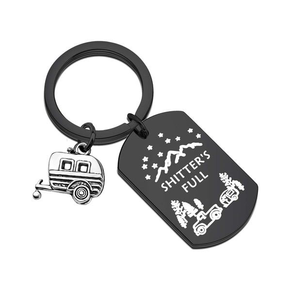 POTIY Shitter's Full Keychain RV Key Chain Christmas Vacation Gift