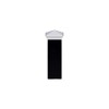 2x2 Metal Post Cap White Pyramid Aluminum Finial for Gothic