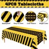 4 Pack Construction Tablecloth Construction Road Party Decorations Dump Truck