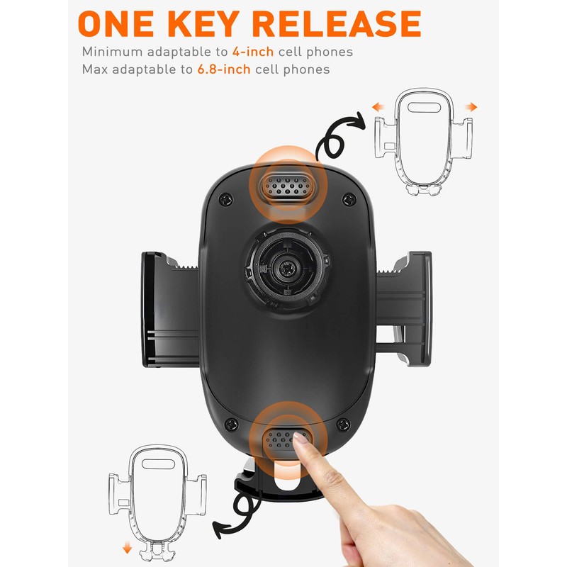 Savadicar - Soporte para teléfono celular compatible con Jeep Wrangler