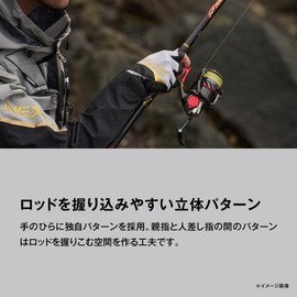 Shimano Nexus Stretch Gloves, 5 Cut GL-105Y, Gray, L