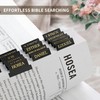 Bible Tabs for Women & Men, Laminated Bible Tabs for