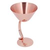 150ml Stainless Steel Martini Cocktail Glass Copper Plated Metal Wine