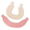 U Shaped Neck Hot Water Bag Double Knitted Insulation Rubber