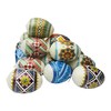 ukrainisches-kunsthandwerk 21 Easter eggs Osnamente silver thread eggs are covered