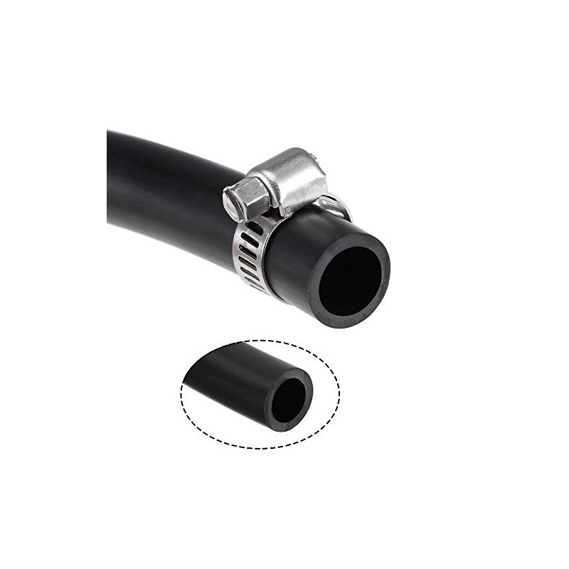 sourcing map Lubricating Oil Hose 10mm ID 14mm OD 3.3ft