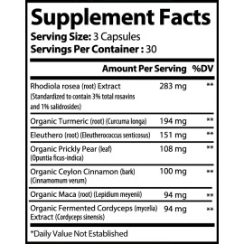 MNM ProLabs POWER Rhodiola & Eleuthero