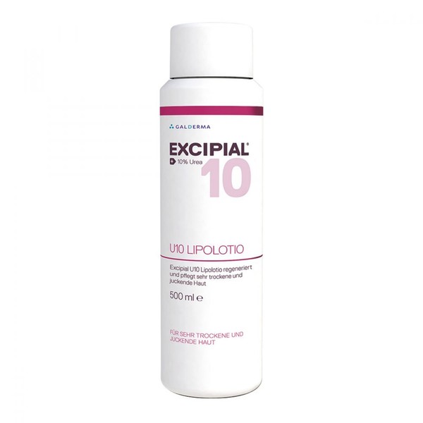 Excipial M U10 Lipolotion Nourishing Body Lotion For Dry And Irritated Skin (10% Urea) 17 oz