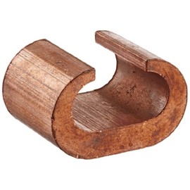 Copper 'C' Tap, 3/0 str - 4/0 str Run, 3/0 str - 4/0 str Tap, 1" Width, 19/16" Height, 11/16" Length