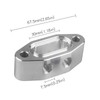 Oil Feed Line Adapter Plate LS TWIN TURBO DUAL 90