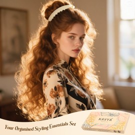 Kavya Banana Clip Haarklammern Groß-6 Stück Rutschfest Haarspangen Damen Kunststoff Hair Claw Clips Dickes Haar, Leopard Bananenspange Haare Vintage Haarschmuck für Frauen & Mädchen