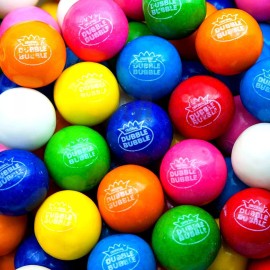 Dubble Bubble 5 Lbs Of 1/2" 13mm Dubble Bubble Gumballs Assorted 8 flavors 1000 Mini Gum Balls