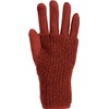 styleBreaker Women's Touchscreen Fabric Gloves with Removable Knitted Cuffs, Warm,