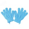 OHPHCALL 1pair Bath Exfoliating Glove Five Fingers Body Scrub Mitt