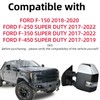 ABAGAEL Oxford White Mirror Cover Caps for 2008-2024 Ford F250