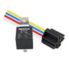 Weasch JD1912 Car Relay Harness, 12V 40A, 4 Pin SPST,