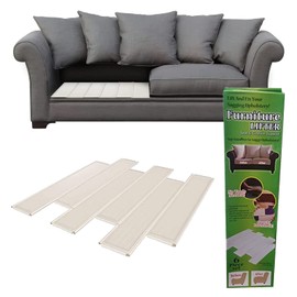 Home Innovations Furniture Lifter Pro Seat and Cushion Support - Six Interlocking Panels, White, H-HI24219