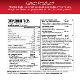 Cardio Cuts Nutrition 4.0 - Cherry Slush - 8.6 Ounce