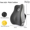 Memory Foam Seat Cushion and Lumbar Support Pillow for Office