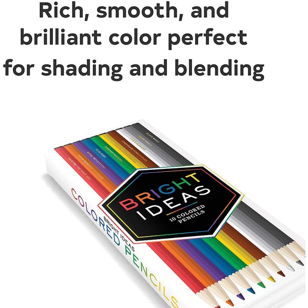 Bright Ideas Colored Pencils: (Colored Pencils for Adults and Kids, Coloring Pencils for Coloring Books, Drawing Pencils)