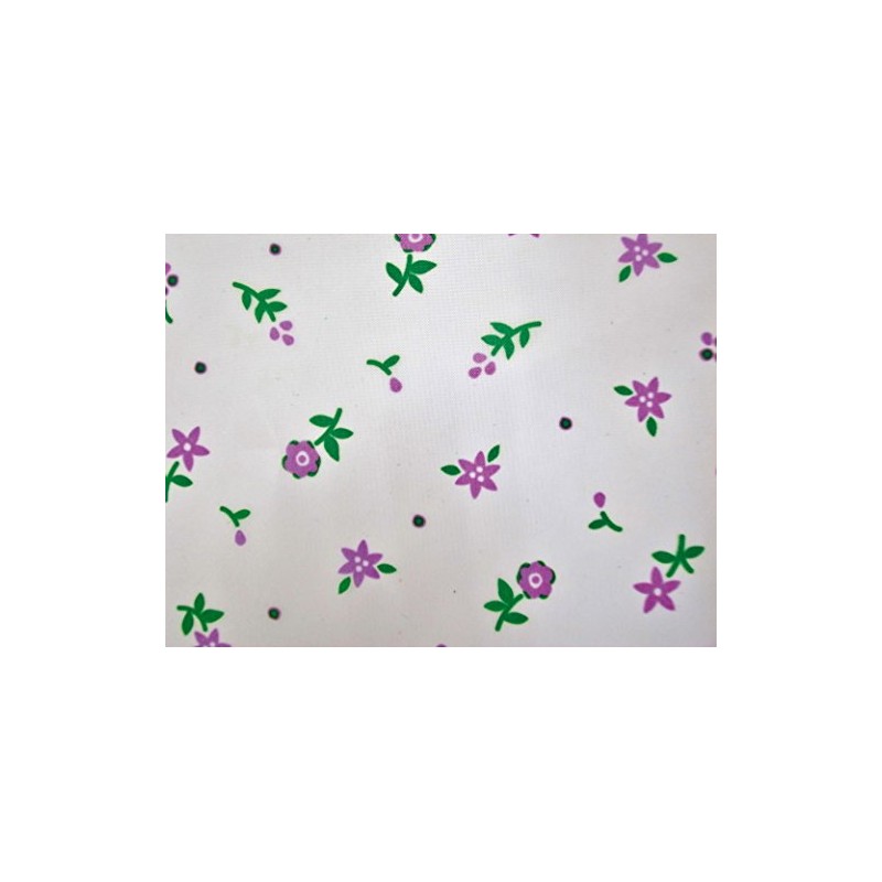 Blue Waterproof Meal Apron Floret Purple