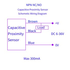 zpldAIAOSI 2 Pcs Capacitive Proximity Sensor Switch, DC 6V-36V, NPN NO, M18, 3 Wires, Detecting Distance: 10mm, Normally Open, LJC18A3-H-Z/BX