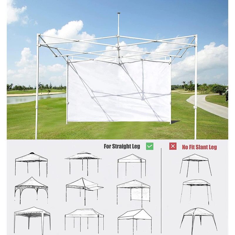 SCOCANOPY Door for 10x10 Canopy Frame One Central Zipper Design