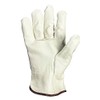 SAS Safety Corp Leather Driver Gloves. Size Large, White Color.