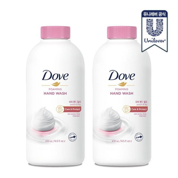 Foaming Hand Wash Peach Refill 430ml x 2 / 포밍