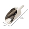 遠藤商事 Stainless Steel Cylindrical Scoop Large bsk03001