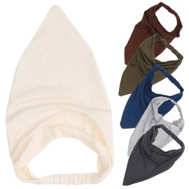 Kisangel Style Head Wraps 6pcs Elastic Bandanas Women's Hair Scarves Elastic Headband Soft Comfortable for Different Occasions