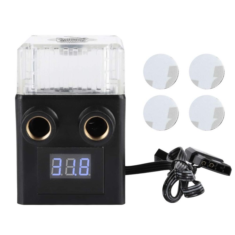 G1/4 Thread PC Water Cooling Pump With Temperature Display, 450L/H