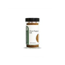 Savory Spice Ghost Pepper Salt (2.3 oz) - Fiery Ghost Pepper Seasoning Salt for Wings, Fries, Fajitas, Roasted Vegetables & Cocktails