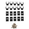 Angoily 10 Sets Cabinet Toe Kick Clips Kitchen Plinth Clips