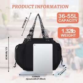 NOVISIO Multi-Functional Travel Diaper Bag – Waterproof Cradle Storage Backpack for Mom, Large Capacity Crossbody Shoulder Bag with Insulated Pocket, Stroller Straps & USB Charging Port