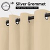 Easy-Going Outdoor Curtains Waterproof Windproof Weatherproof Curtain for Patio, Cabana,