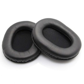 Ear Pads Replacement for Audio Technica ATH-M50 / M50X / M50XBT / M50RD / M40X / M30X / M20X / MSR7 / SX1 Headset by MMOBIEL - Memory Foam and Protein PU Ear Pad Cushions - Earpads Replacement - Black