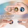 DARUITE Glass Fridge Magnets, Fridge Magnets for Refrigerator, Small Magnets