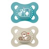 MAM Original Matte Baby Pacifiers, Binky for Boys 0-6 Months,