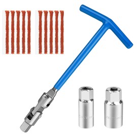 Dyiouxin Zündkerzenschlüssel Satz,T-Griff Zündkerzen Steckschlüssel,Zündkerzenschlüssel Universal,Zündkerzen Entferner Werkzeug,16 mm /21mm Zündkerzenschlüssel Set,T-Bar-Steckschlüssel,Kerzenschlüssel