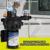 ALIESTFDNO RV Fresh Water Pump, 6.5GPM 70PSI 12V DC Water