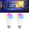 Bombilla LED, 10W E27 Bombilla LED RGB Regulable, para Sala